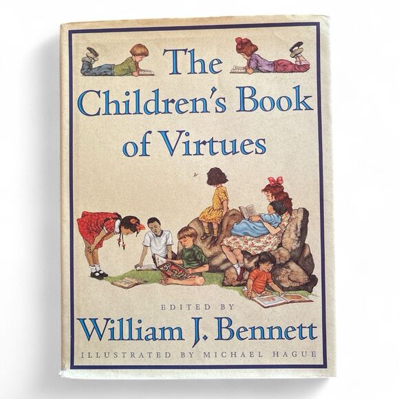 Children's Book of Virtues by William J. Bennett (1995, Hardcover) - Picture 1 of 10